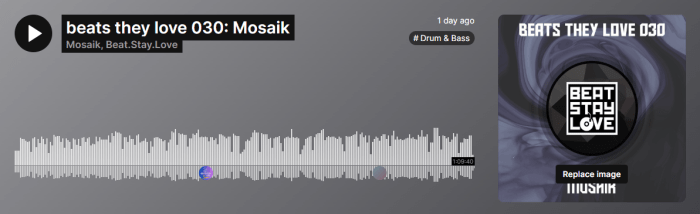 Neuer Mix: beats they love 030 von&nbsp;Mosaik