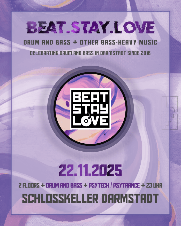 SOON: Beat.Stay.Love im Schlosskeller am&nbsp;22.11.2025